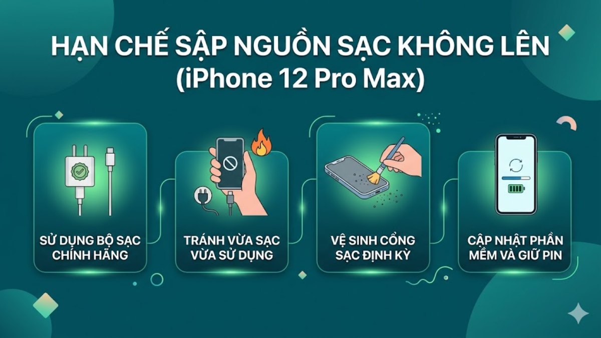 Cách phòng tránh lỗi sập nguồn sạc