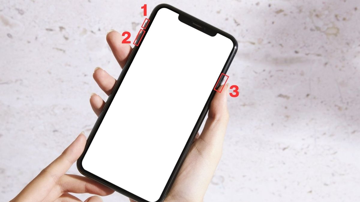 Khởi động lại iPhone 13 Pro Max khi bị màn hình trắng