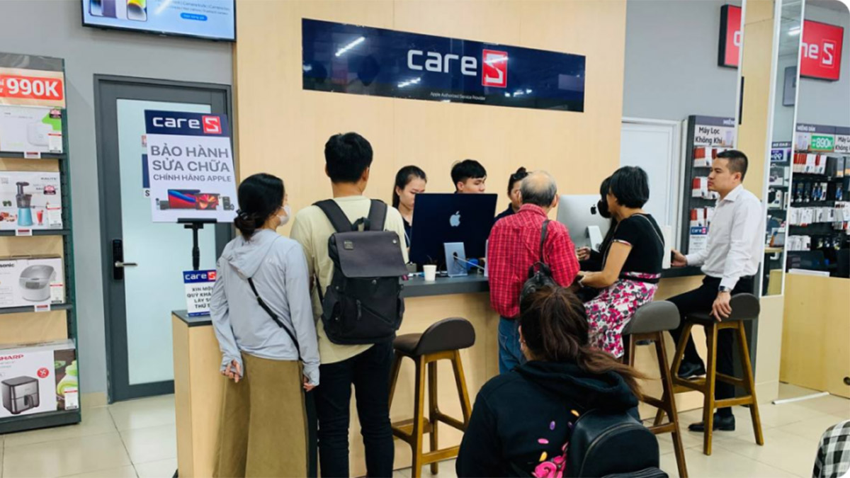 CareS là địa chỉ trung tâm bảo hành Apple uy tín để sửa jack cắm tai nghe