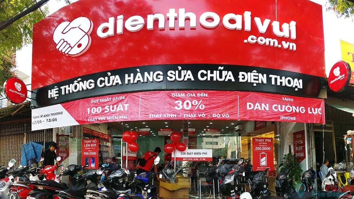 Điện Thoại Vui - đơn vị sửa chữa iPhone uy tín