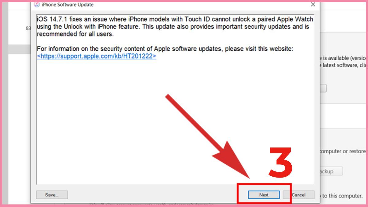 Chọn Next để tiếp tục