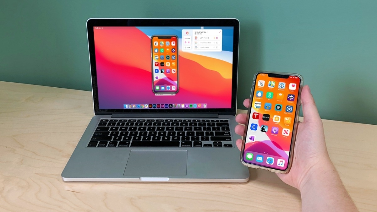 Dùng iPhone dễ dàng lên Mac bằng iPhone Mirroring