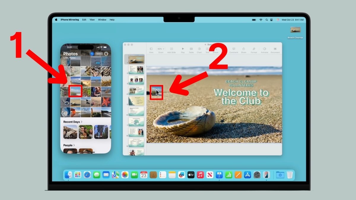 Dán hình ảnh vào slide Power Point