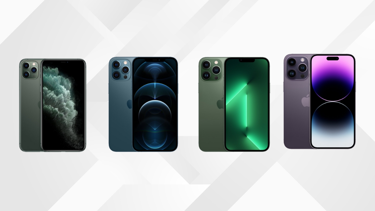 So sánh mẫu iPhone 11 Pro Max với các mẫu iPhone khác