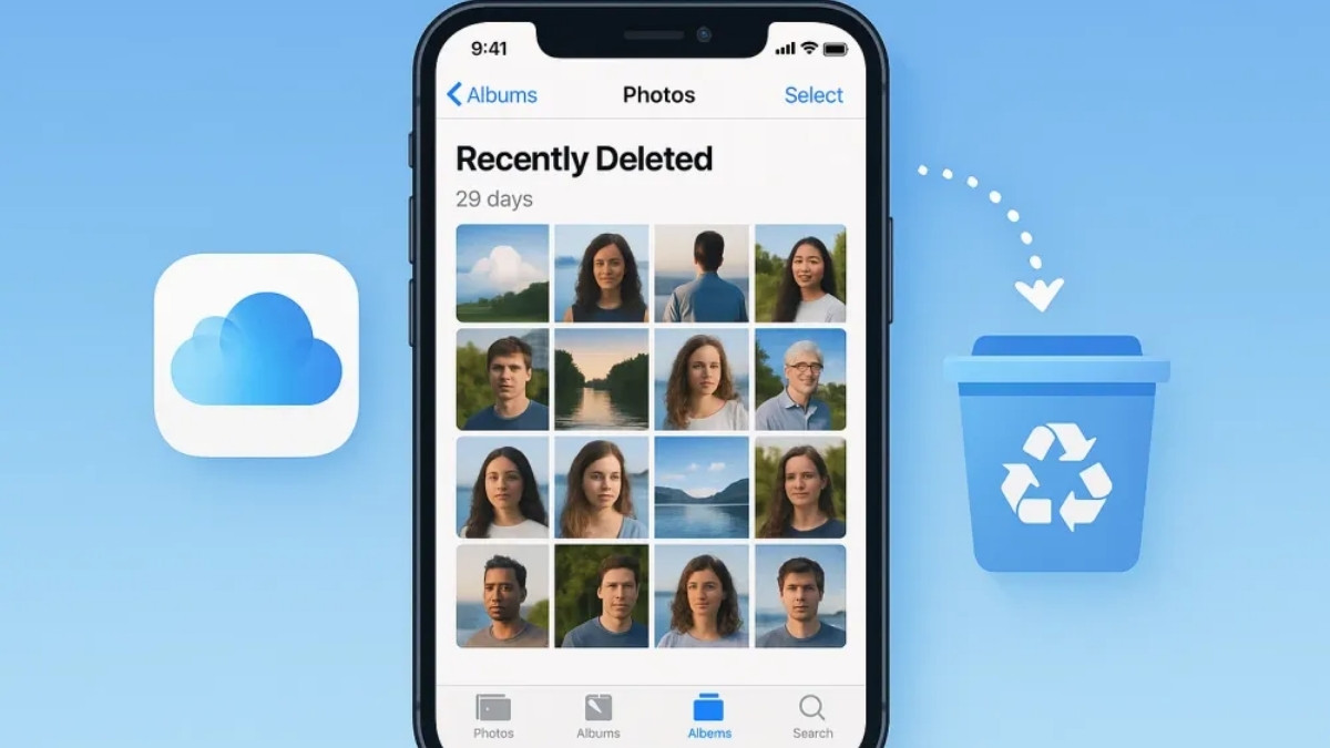 Có thể khôi phục lại ảnh đã xóa trong vòng 30 ngày
