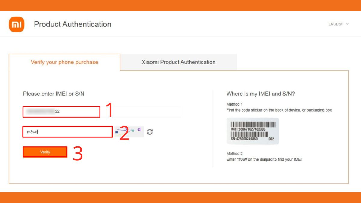 Truy cập website để kiểm tra bảo hành tai nghe Xiaomi