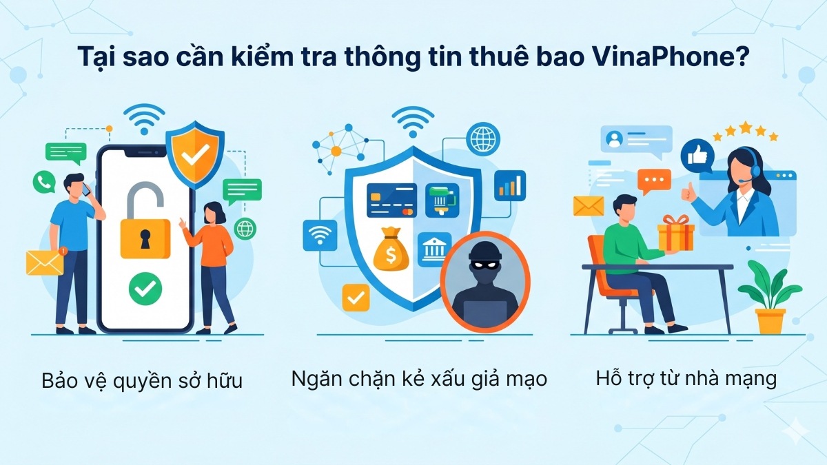 Lý do cần kiểm tra thông tin thuê bao VinaPhone