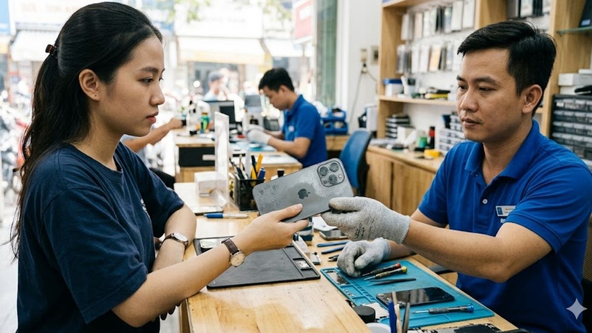 Nên đi sửa máy khi xuất hiện các đốm đen hoặc sọc