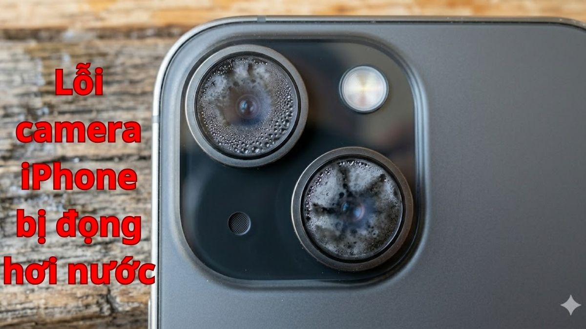 Lỗi Camera iPhone bị đọng hơi nước: Nguyên Nhân & Cách xử lý