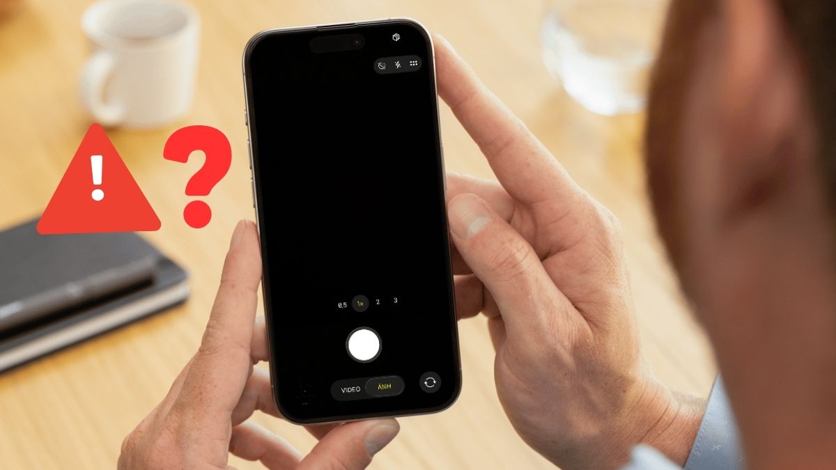 Lỗi phần mềm khiến camera iPhone bị đen
