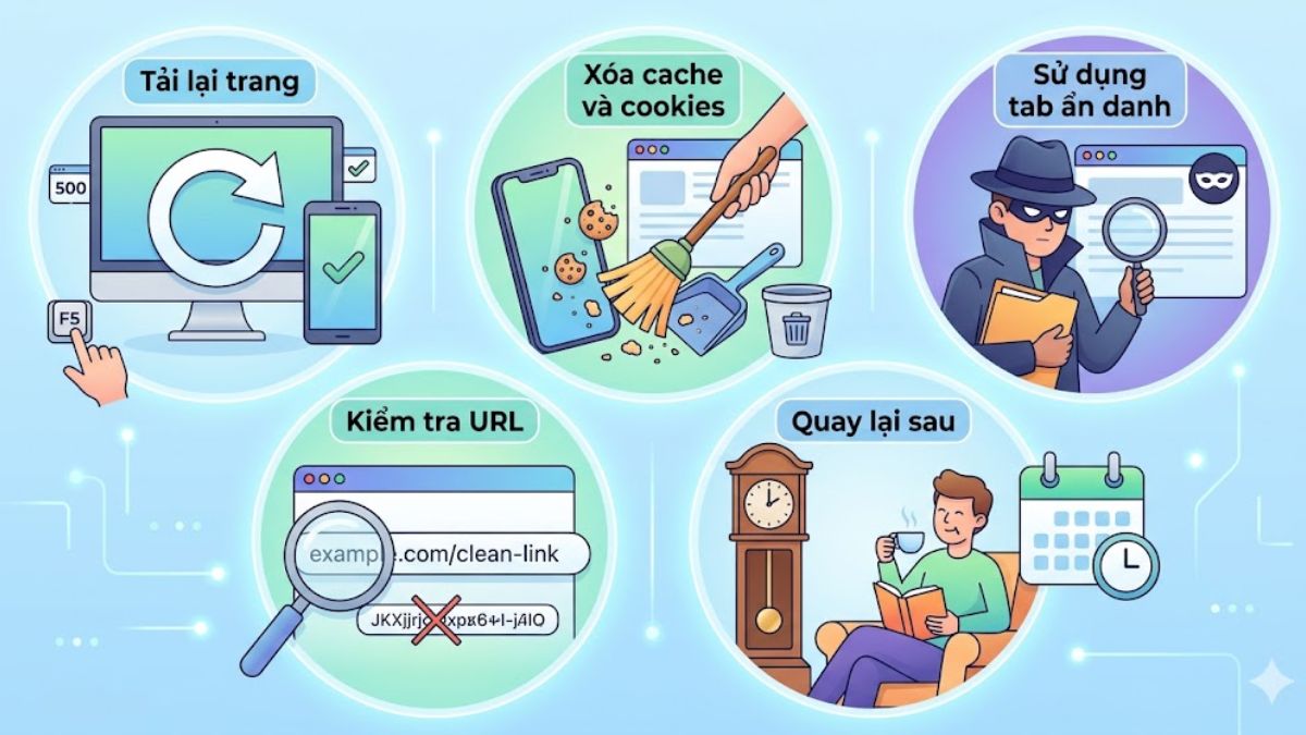 Những cách khắc phục lỗi http 500