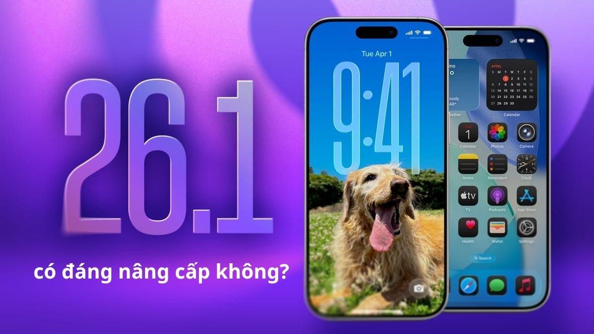 iOS 26.1 nên nâng cấp với dòng máy mới
