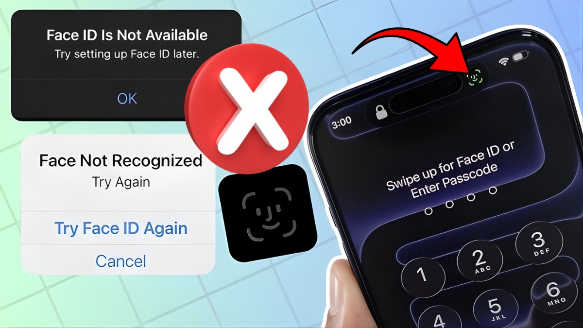 Điện thoại không nhận Face ID