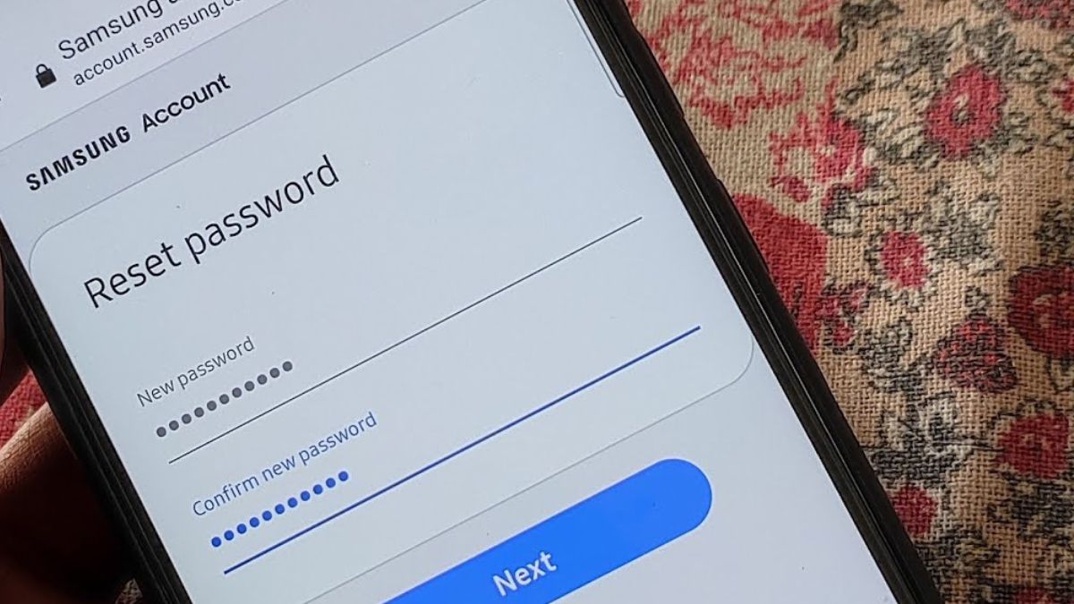 Những biểu hiện không vào được tài khoản Samsung