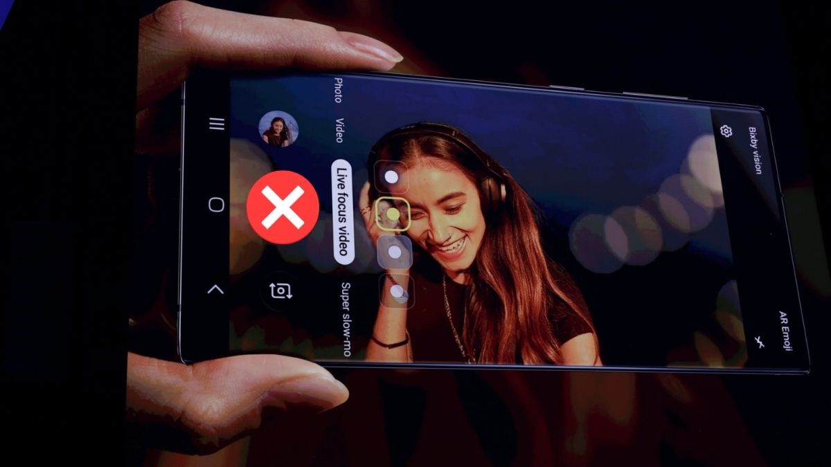 Các dấu hiệu nhận biết lỗi điện thoại Samsung không quay được video