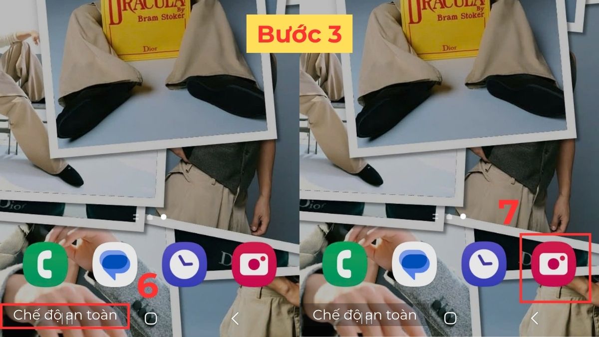 Mở ứng dụng Camera