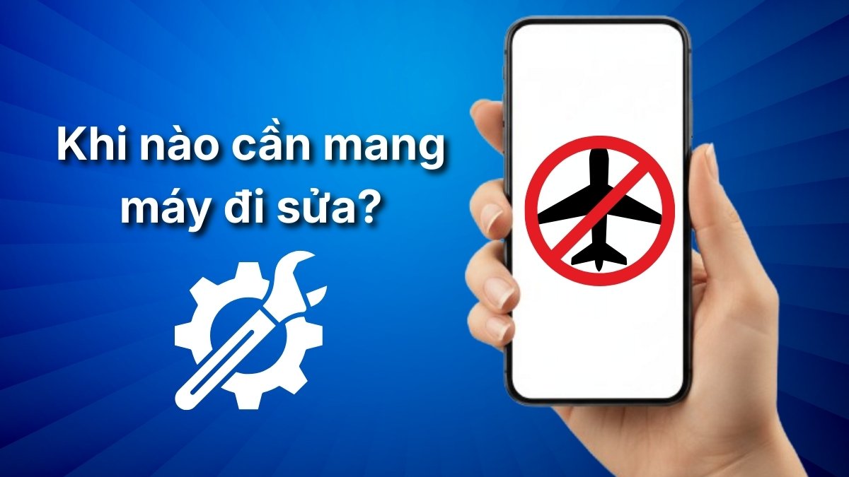 Đem máy đi sửa khi không nhận được SIM