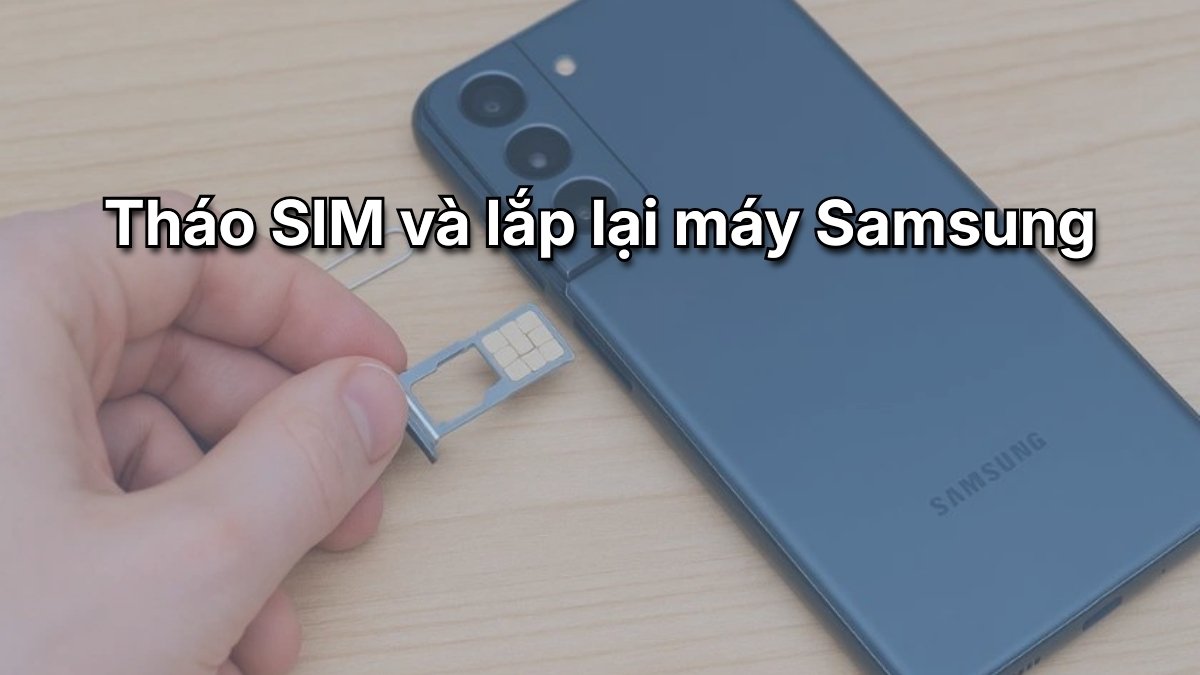 Tháo lắp SIM giúp khôi phục kết nối mạng