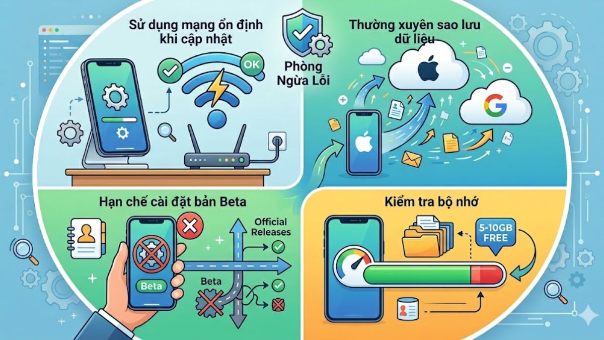 Cách phòng tránh lỗi trong tương lai