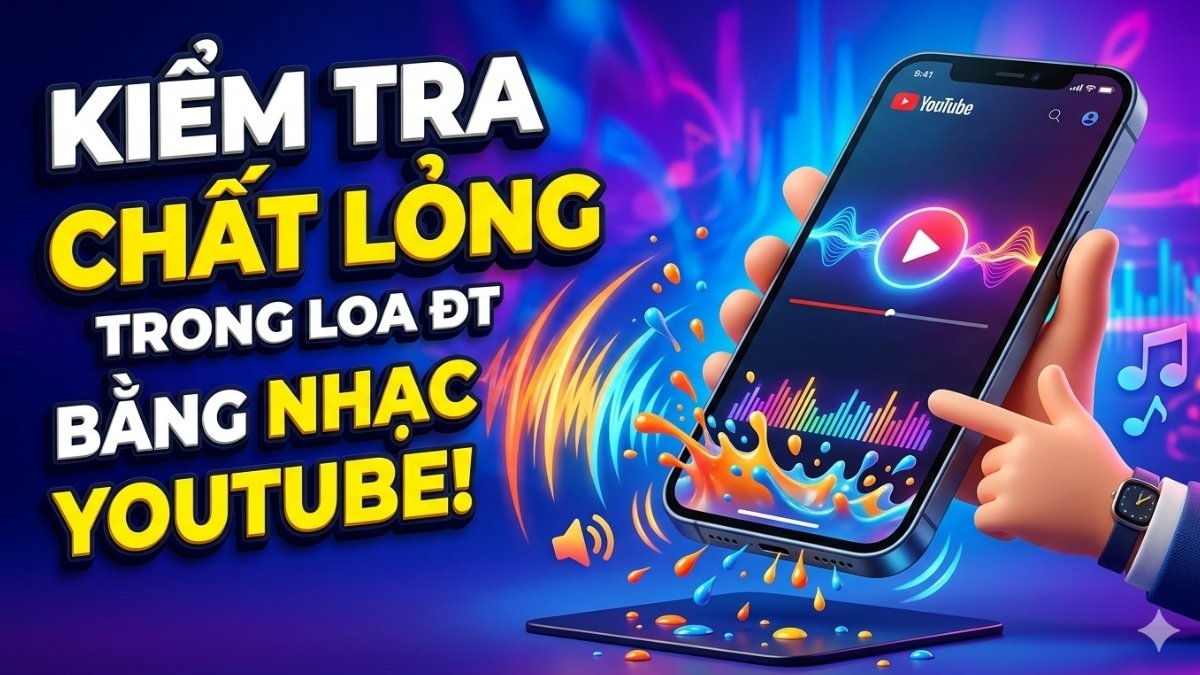 Kiểm tra chất lỏng trong loa ngoài điện thoại
