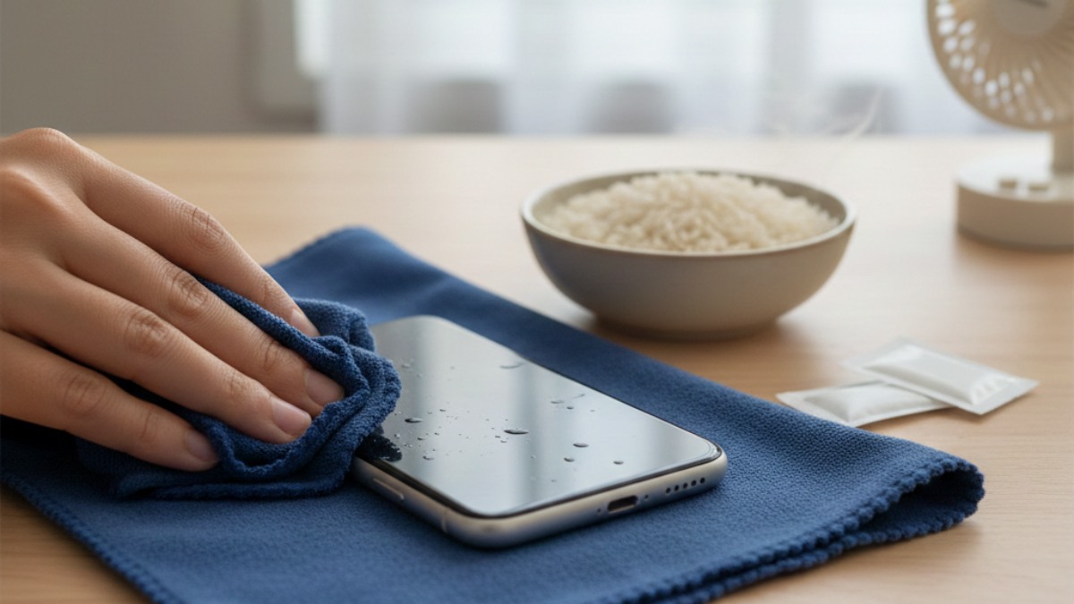 Điện thoại rớt nước cần xử lý để tránh loa bị rè