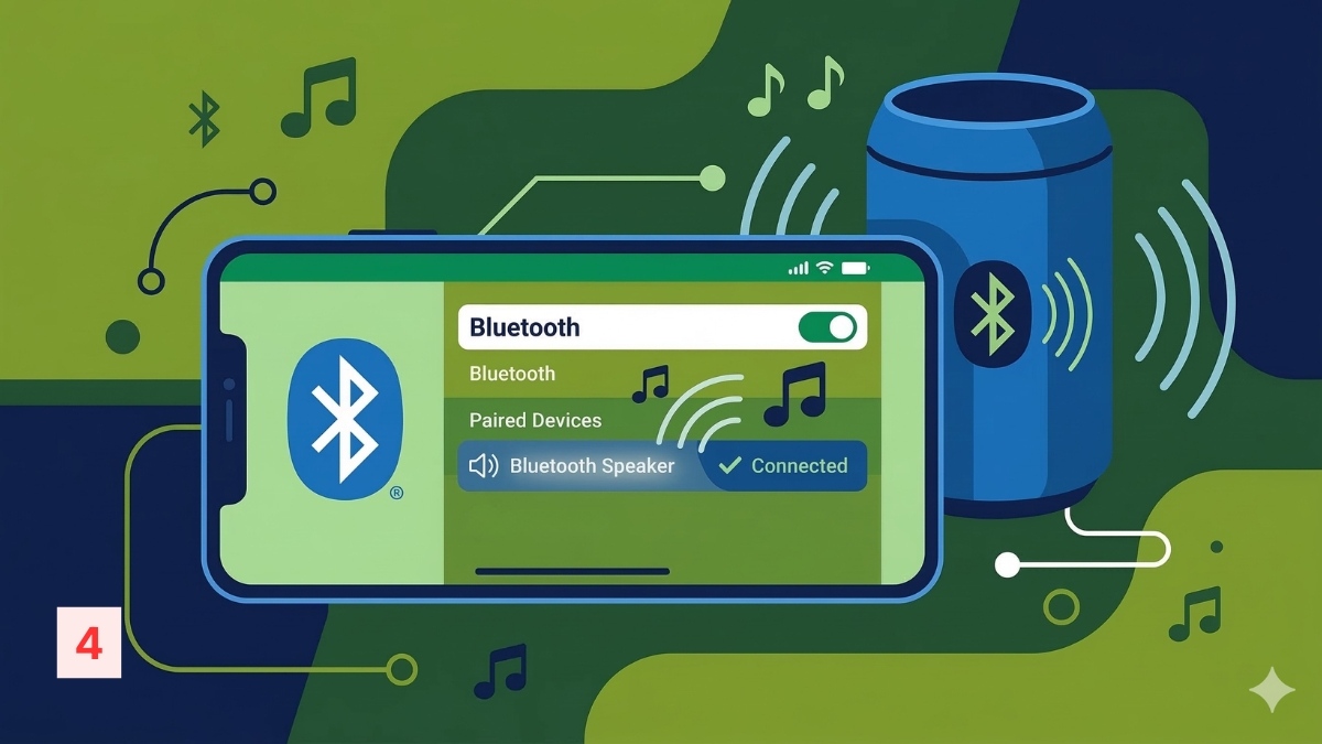 Dò tìm lại tên loa trên điện thoại