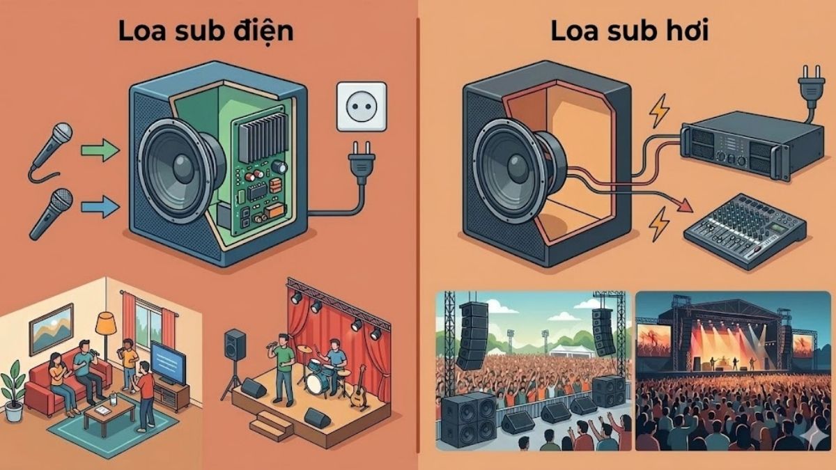 Phân loại loa theo công suất