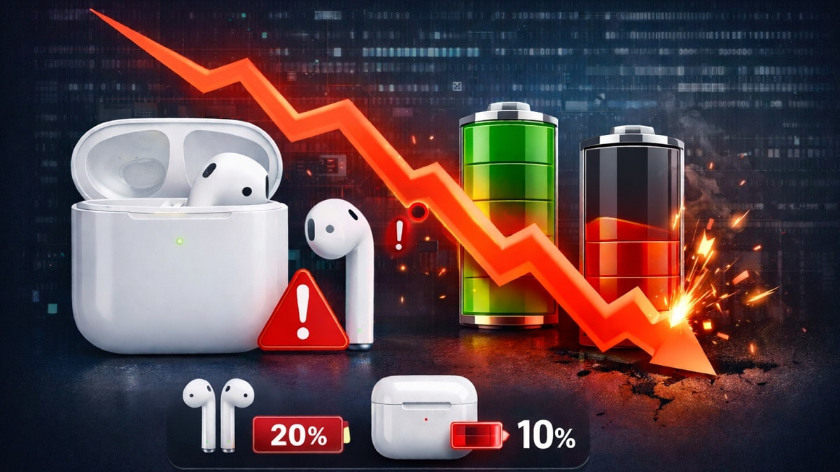 Một bên tai nghe AirPods nhanh hết pin cần đem đi sửa