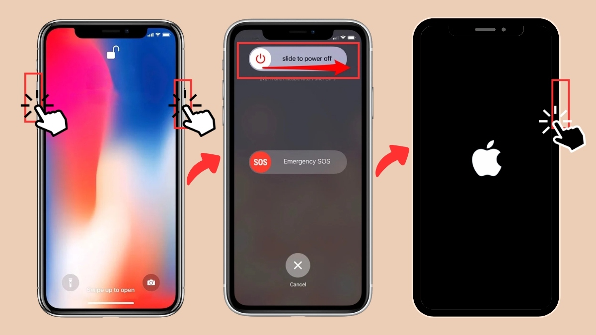 Khởi động lại trên iPhone