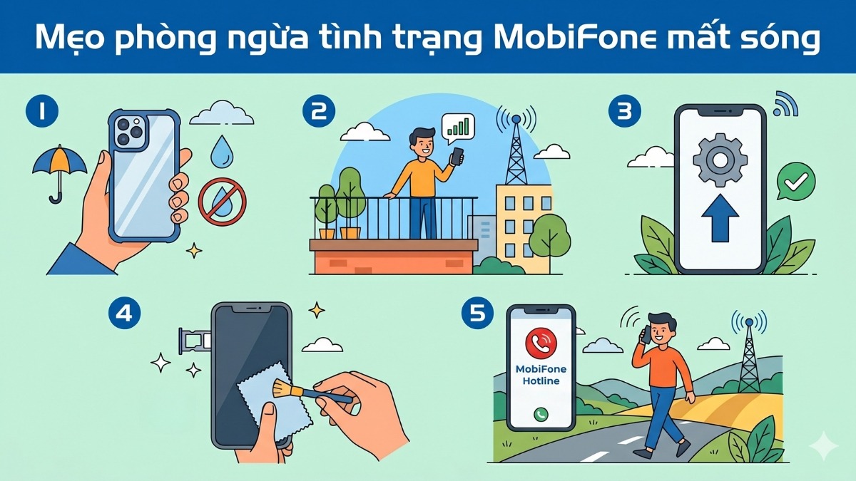 Mẹo phòng ngừa tình trạng MobiFone mất sóng