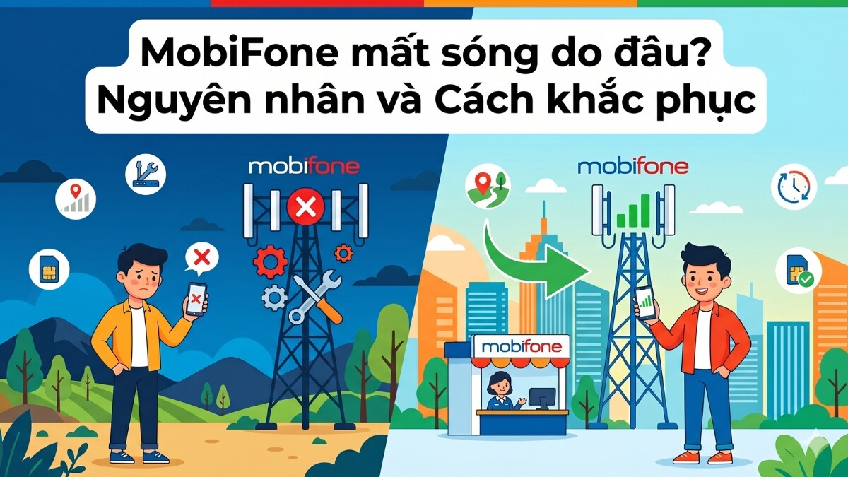 MobiFone mất sóng do đâu? Nguyên nhân và Cách khắc phục