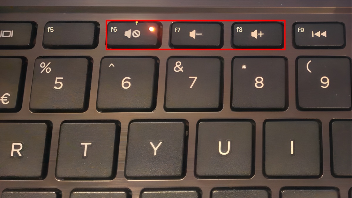 Phím tắt tăng giảm âm lượng bằng phím tắt mặc định