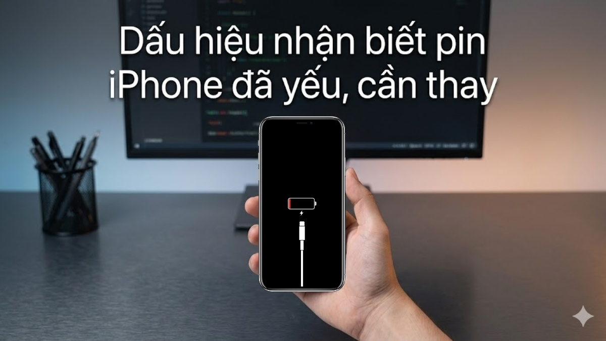 Chú ý đến các dấu hiệu cảnh báo pin iPhone yếu