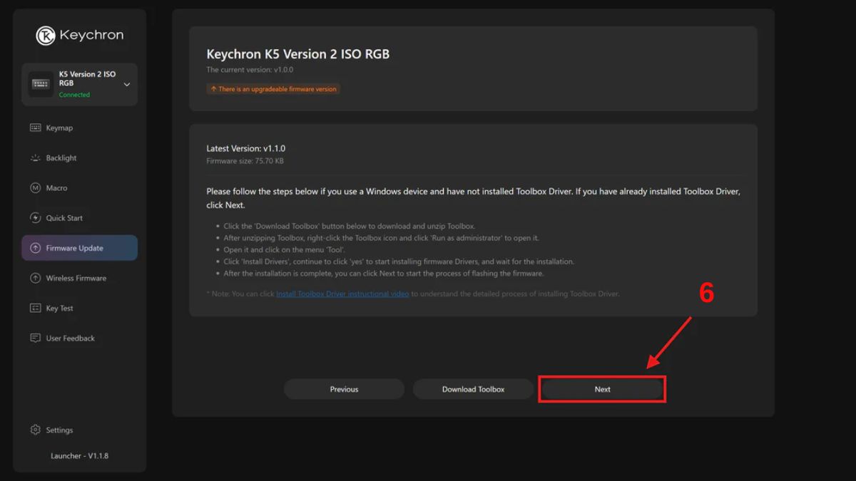 Cập nhật firmware