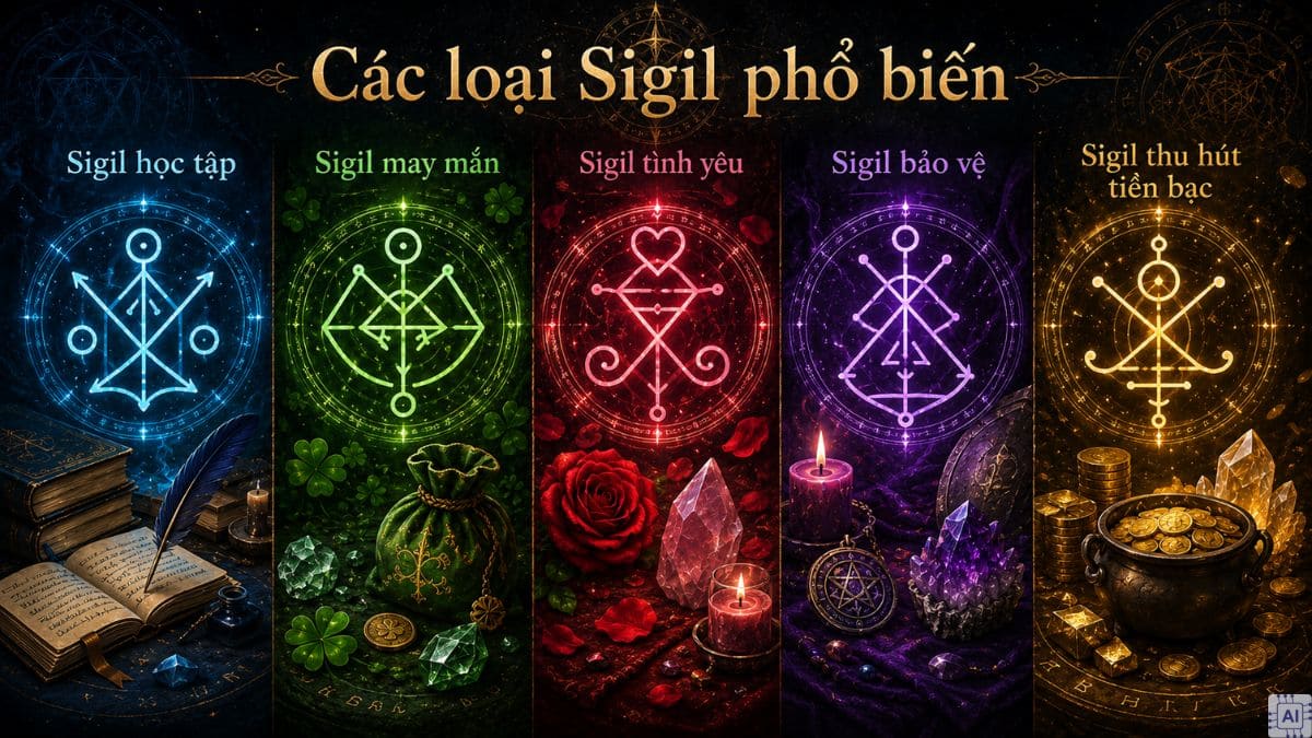 Các loại Sigil phổ biến