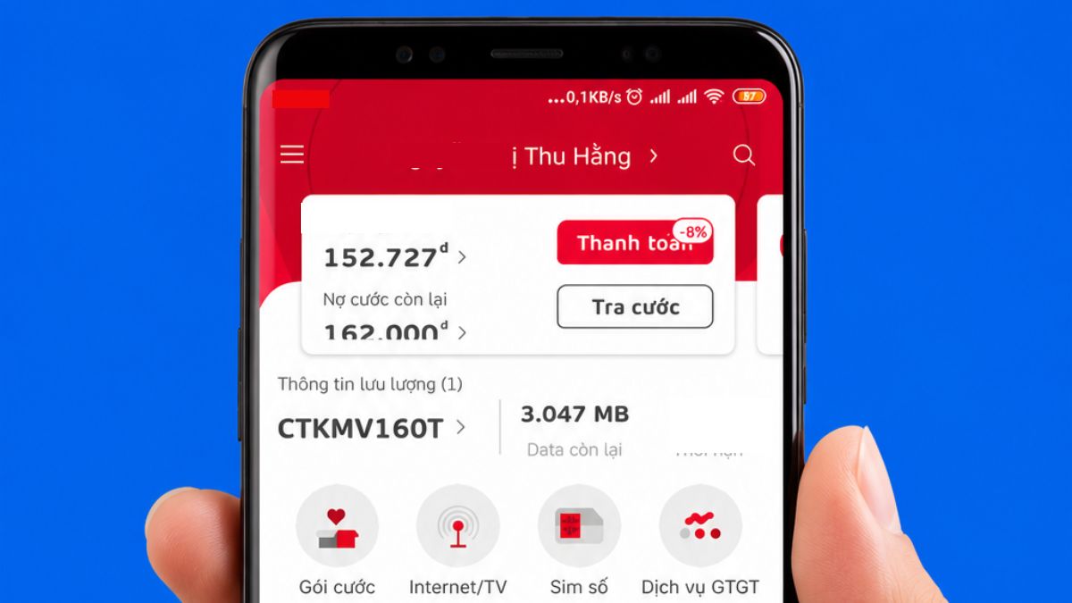 Thanh toán cước để kích hoạt SIM