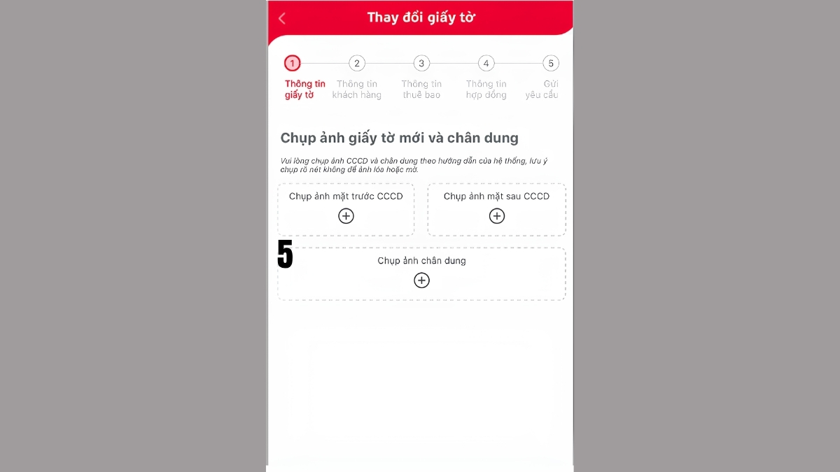 Chụp ảnh 2 mặt CCCD