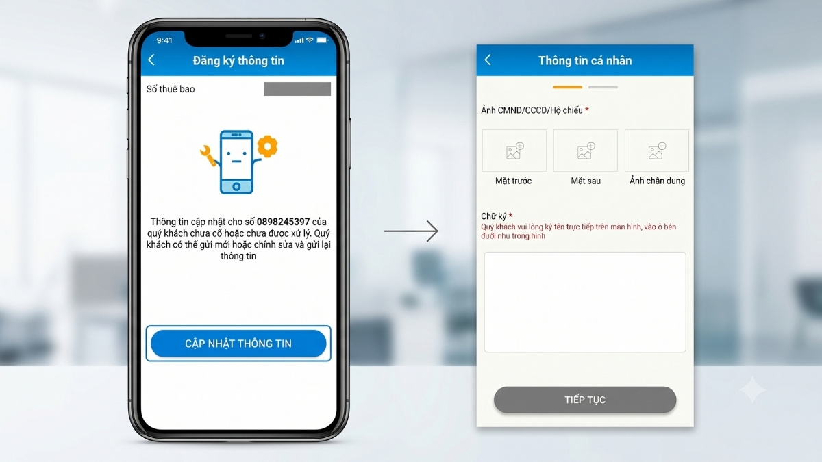 Cập nhật thông tin cá nhân