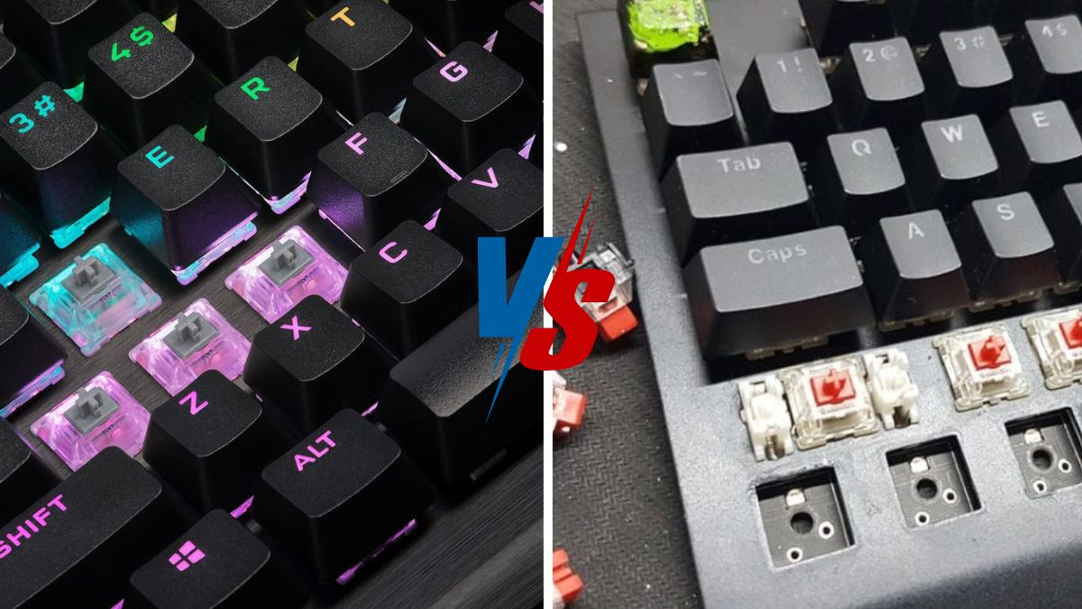 So sánh điểm khác biệt giữa switch quang và cơ học