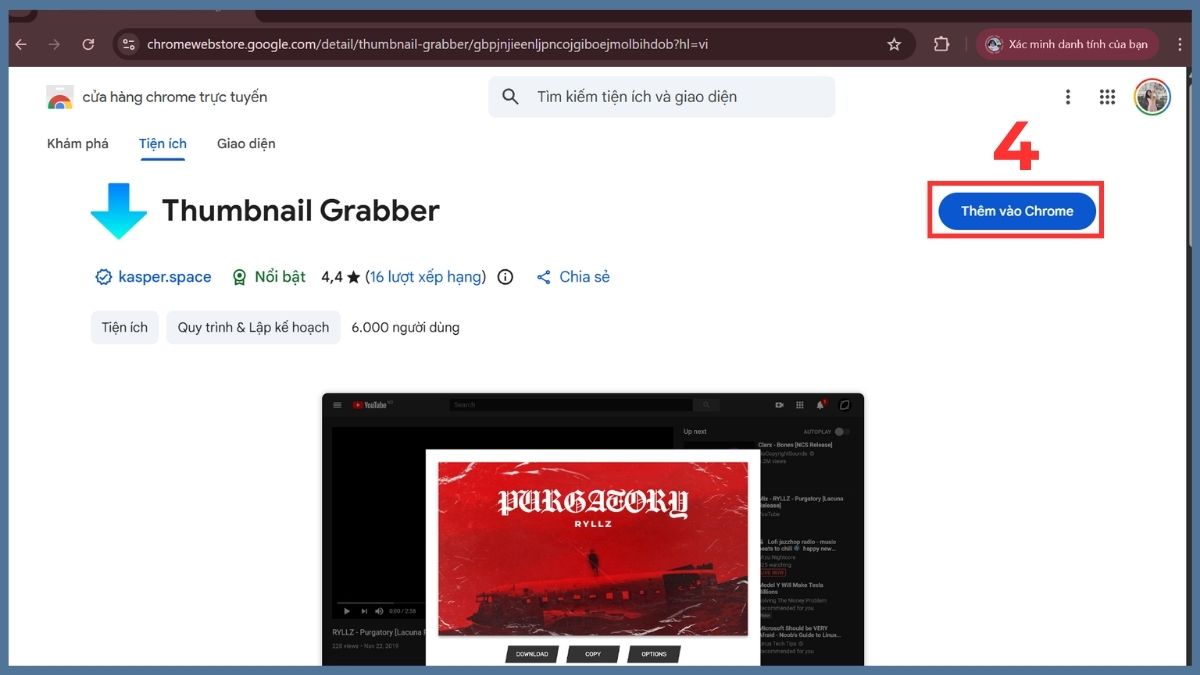 Thêm extension vào Google Chrome