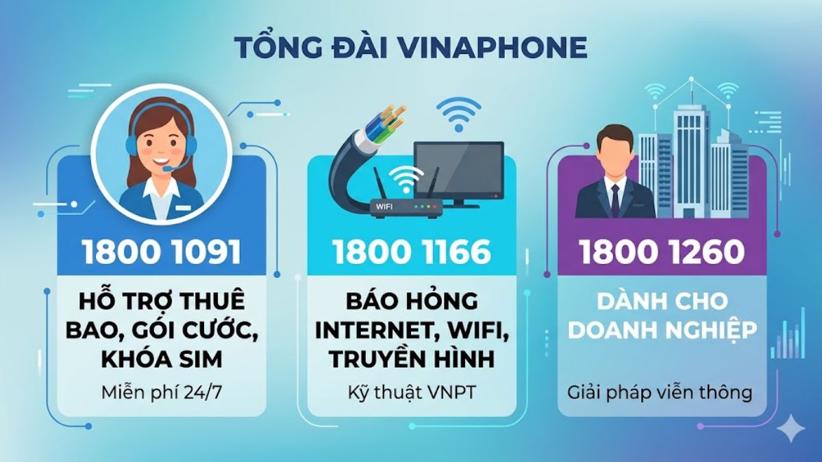 Số tổng đài VNPT