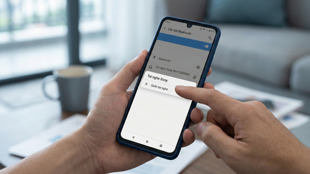 Gỡ bỏ tai nghe và kết nối lại