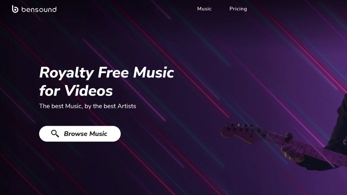 Kho nhạc Youtube miễn phí Bensound