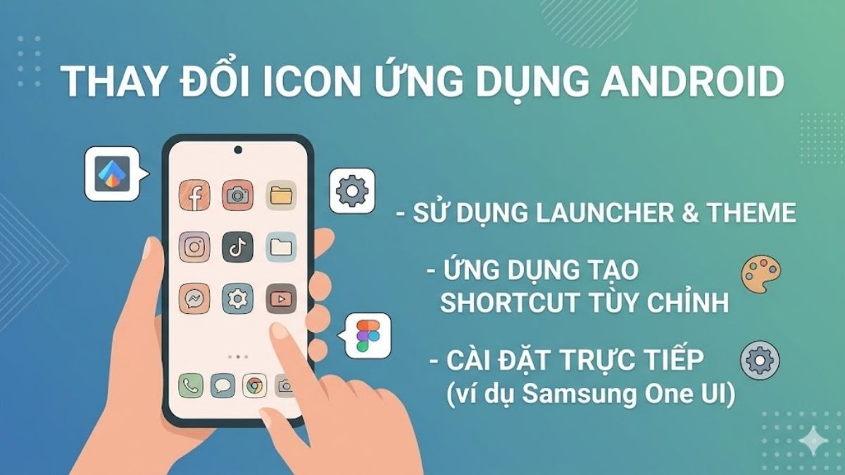 Có thể thay đổi icon ứng dụng trên Android