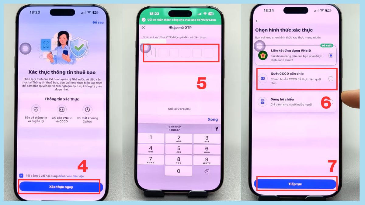 Bắt đầu cập nhật thông tin