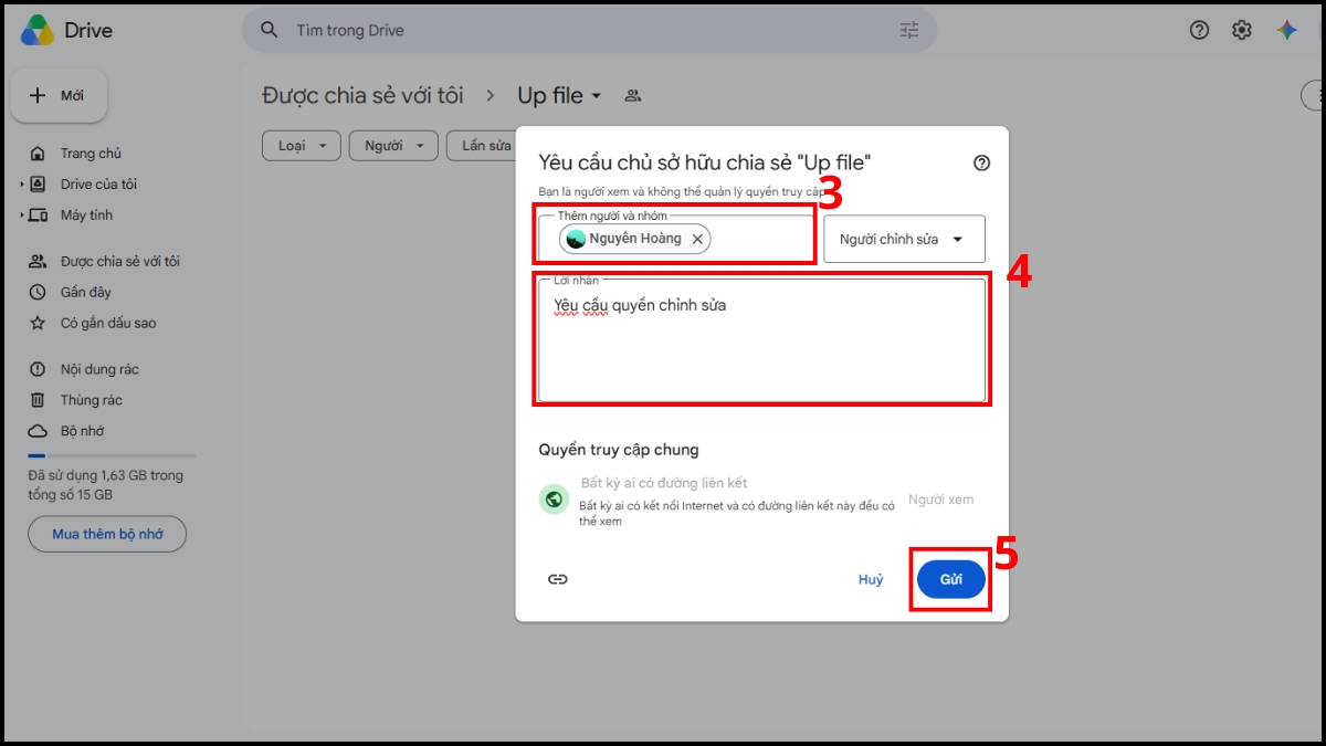 Chia sẻ người chỉnh sửa