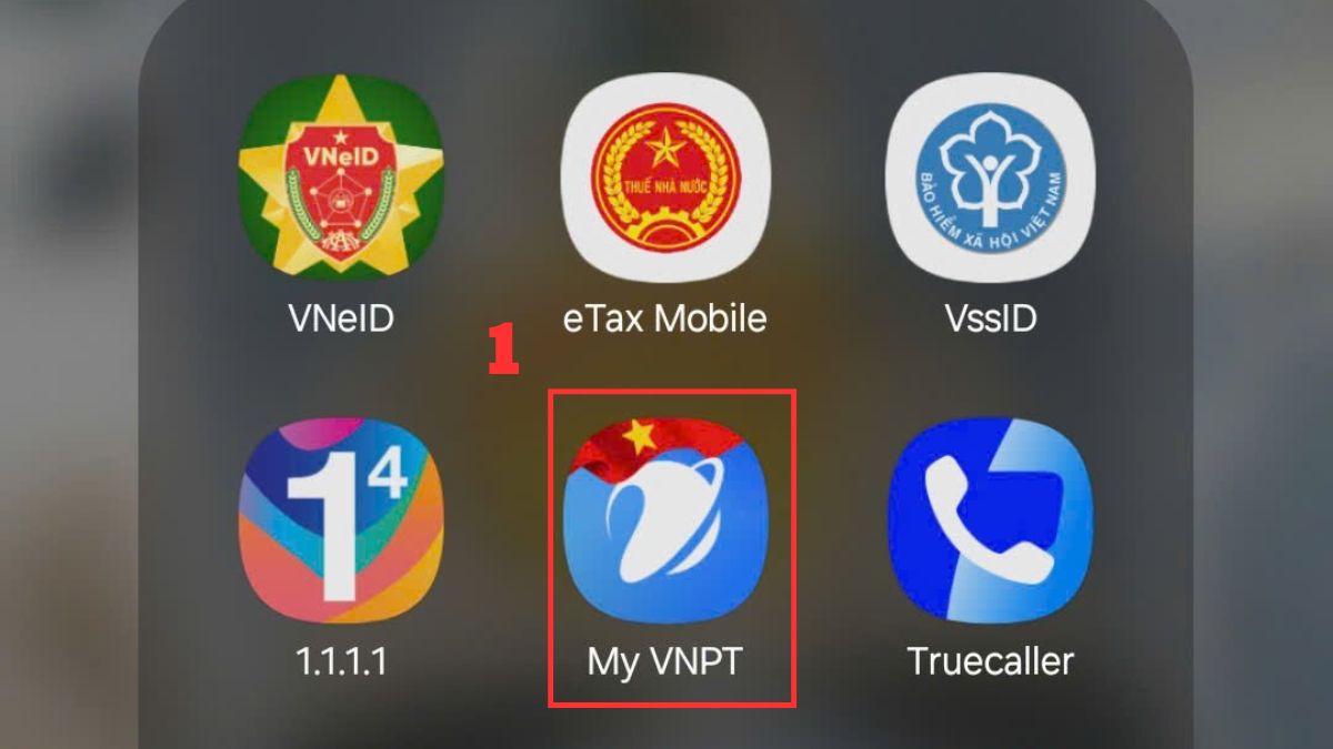 Mở ứng dụng My VNPT