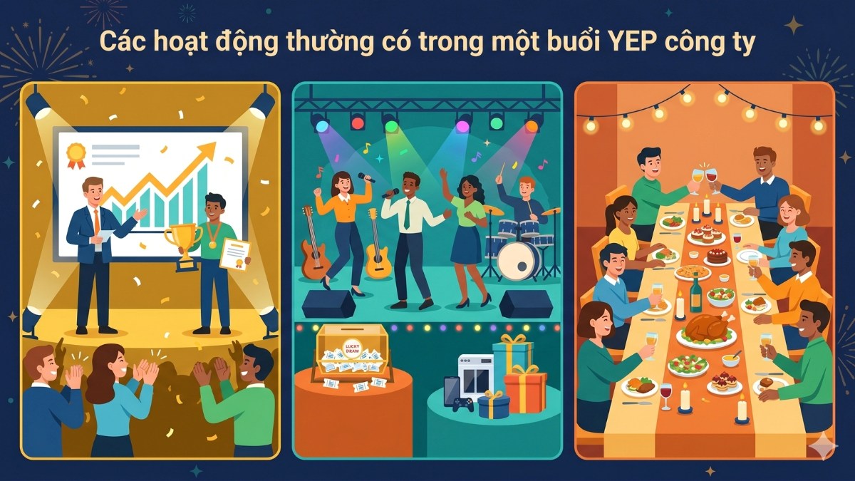 Các hoạt động trong buổi YEP