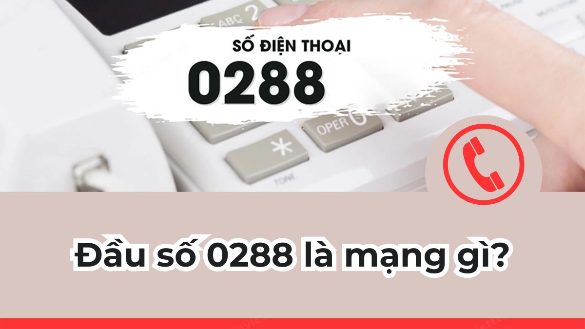 0288 là mạng gì? Có phải số cố định TP.HCM hay lừa đảo?