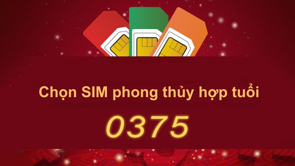 chọn SIM đầu số 0375